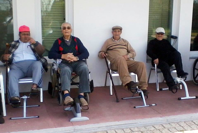 Caminhar com saúde no Lar de São José caminhar
