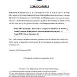 CONVOCATÓRIA